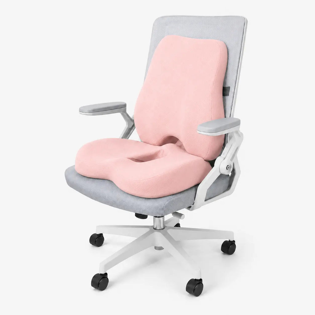 Coussin_d_assise_rose_de_bureau_sur_fond_blanc