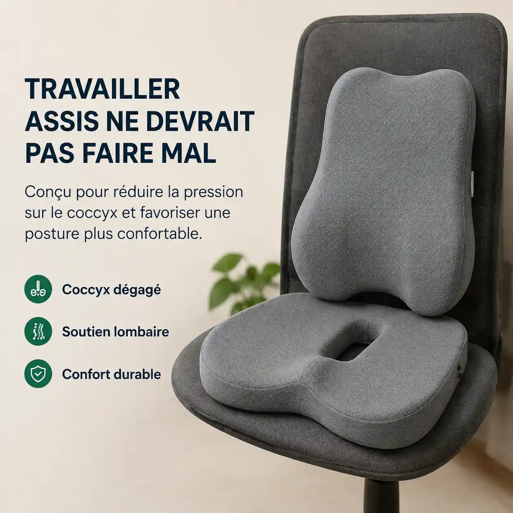 travailler assis ne devrait pas faire mal 